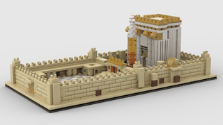 Geulah Second Bet Hamikdash Brick Model – 742 Pieces